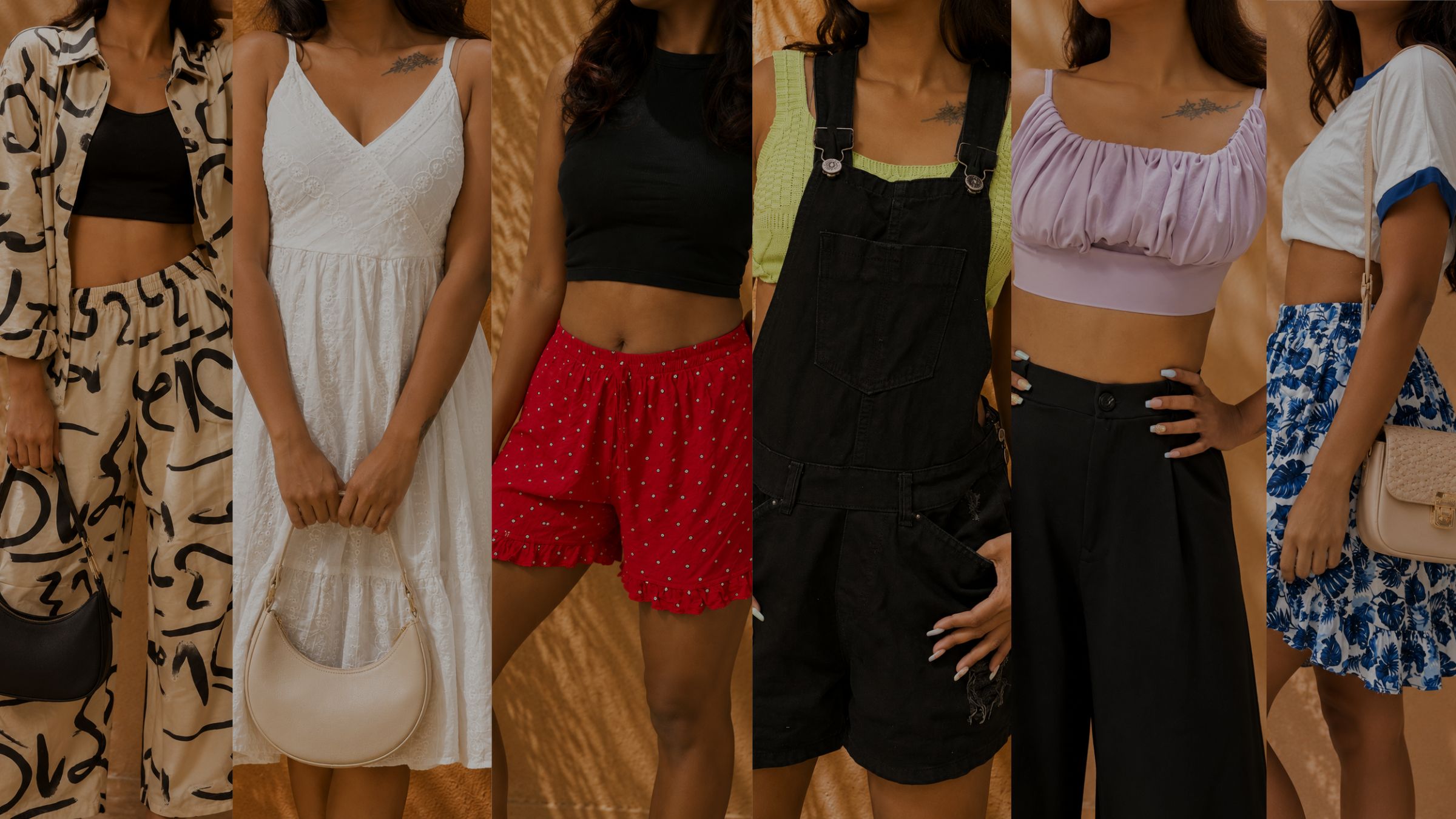 Chic fusion clothing items details