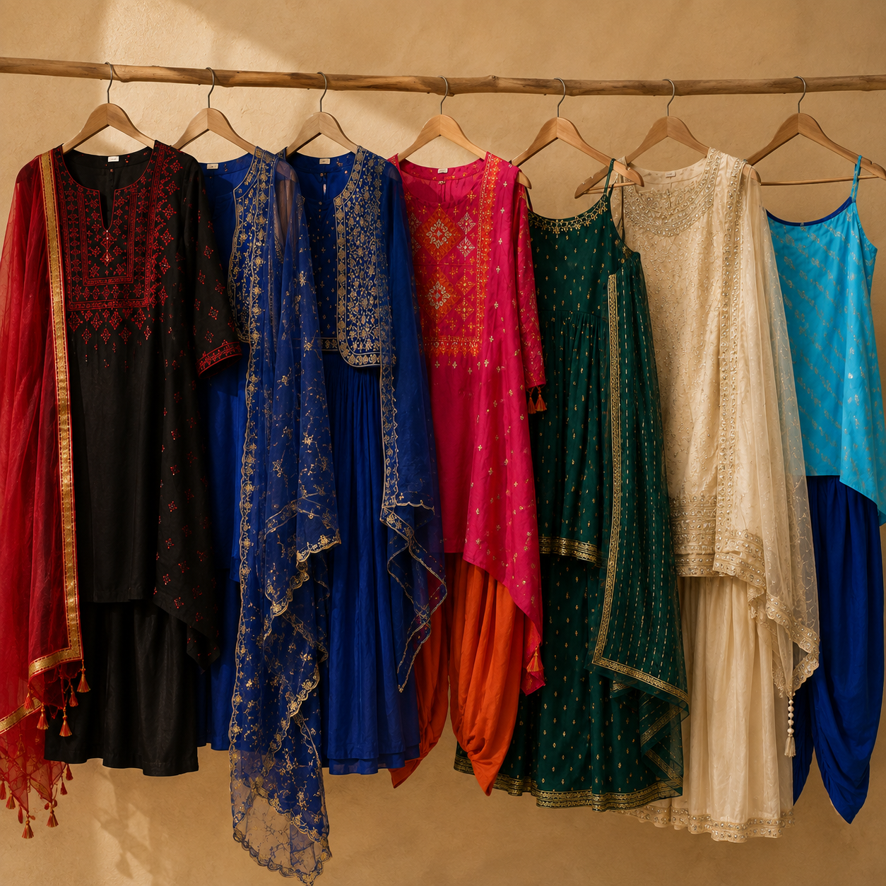 Chic cotton Ethnic fusion styling preview